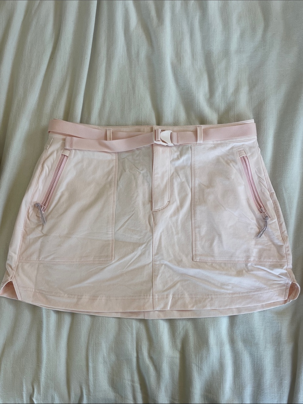 Outdoor Voices Pale Pink Utility Skort with Belt